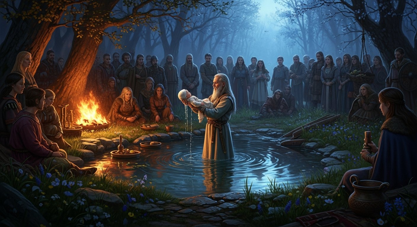 Áusa Vatni - Battesimo Norreno