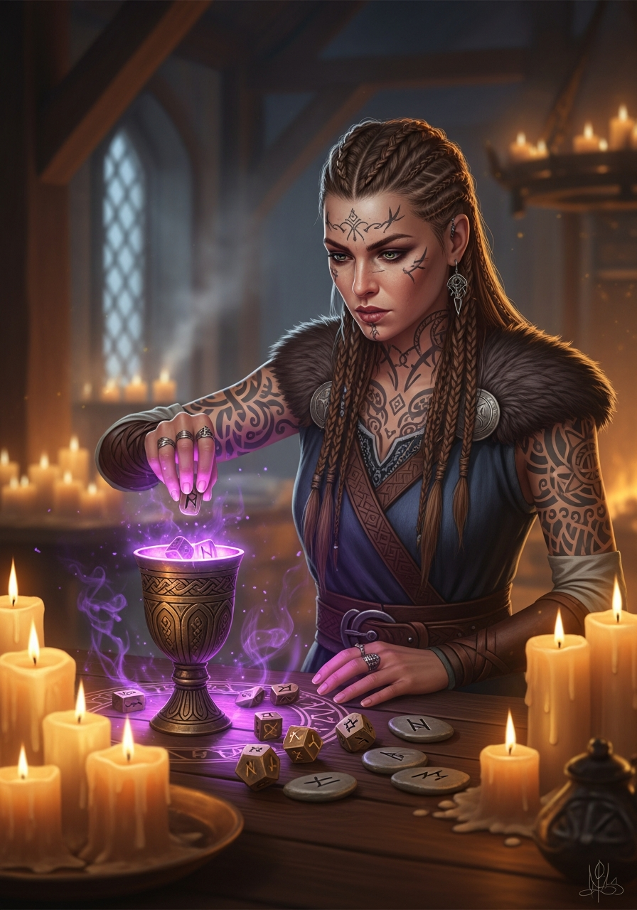 Perthro - Mezzi-Mese Runico